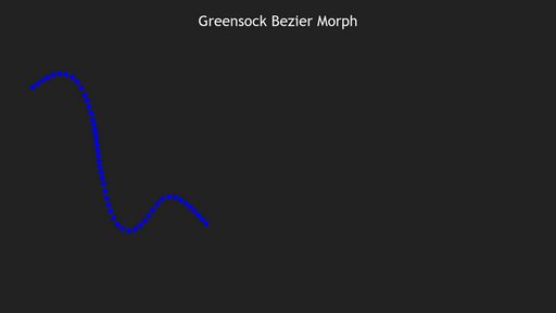 Greensock Bezier Morph - Script Codes