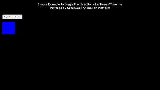 Toggle Tween Direction - Script Codes