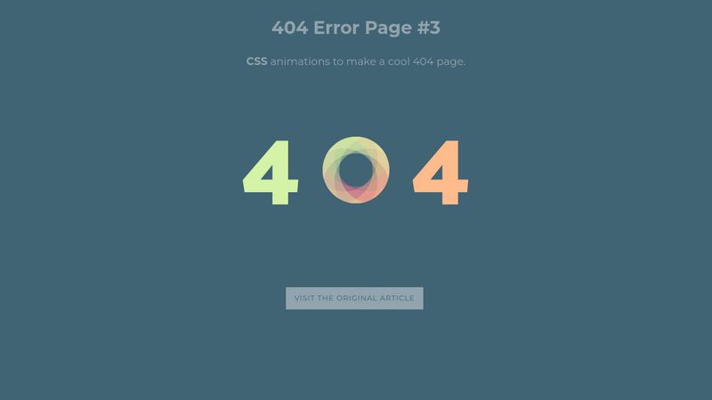 404 Error Example #3