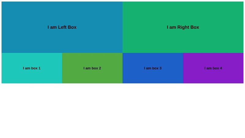 Pure CSS Split Sections