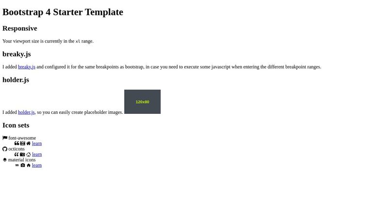 bootstrap-4-starter-template