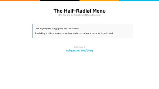Half-radial menu - Script Codes