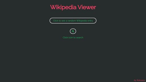 Build a Wikipedia Viewer - FCC - Script Codes