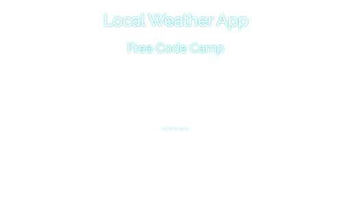 Weather App - Script Codes