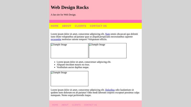 CSS Practice - Layout