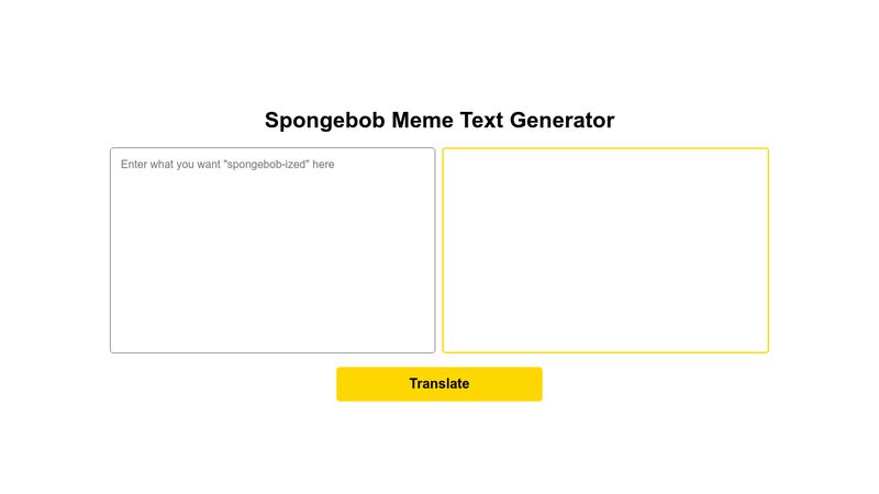 Spongebob Meme Text Generator