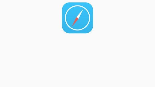 Flat iOS 7 Safari Icon
