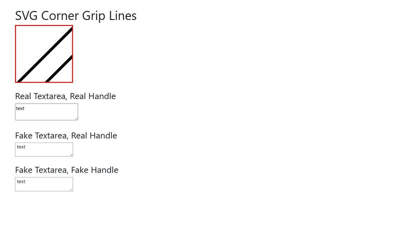 SVG Corner Grip Lines