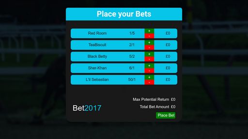 React Betting App - Script Codes
