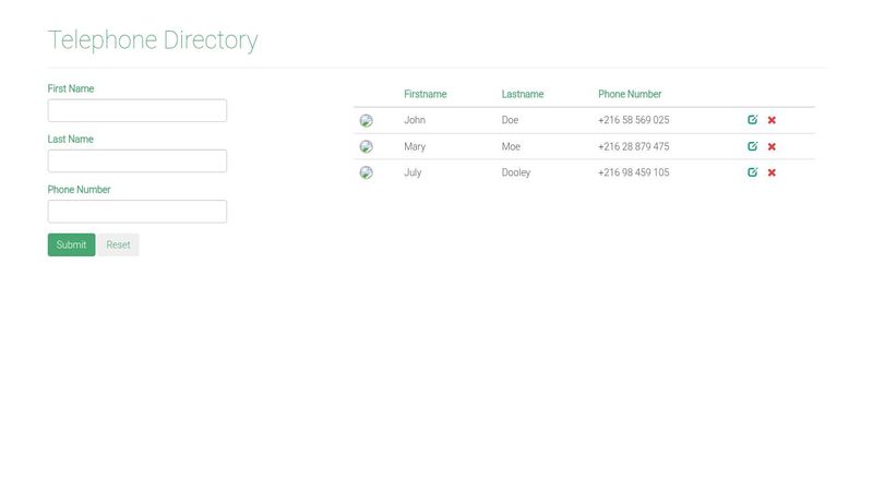 telephone directory