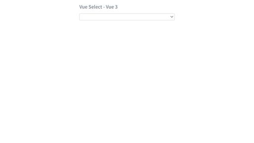 Vue Select Template - Script Codes