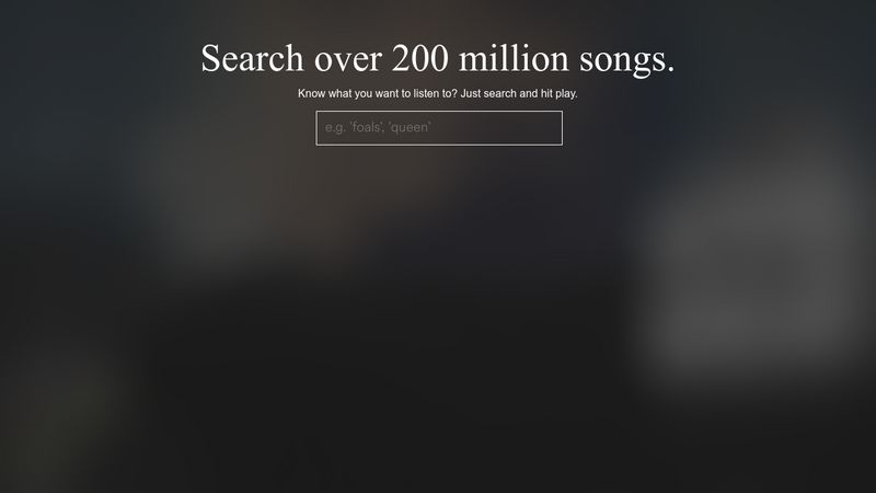 Spotify Search UI Concept