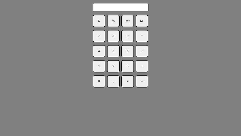 calculator with js