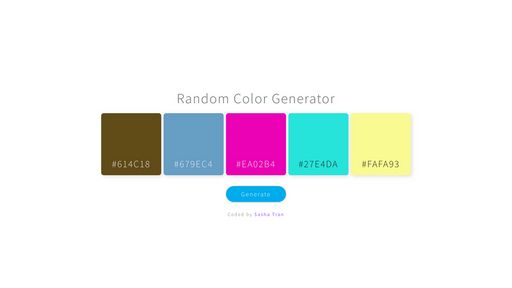 Random Color Generator - Script Codes