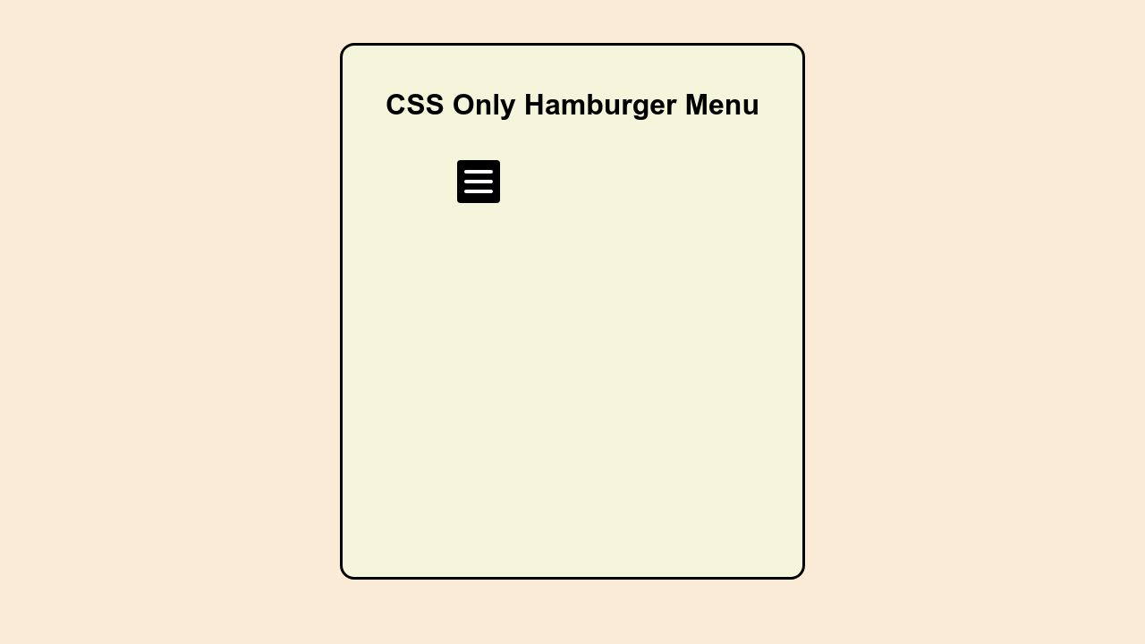 Pens tagged 'hamburger-menu' on CodePen