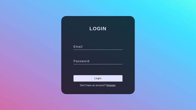 Fancy Login Form Input