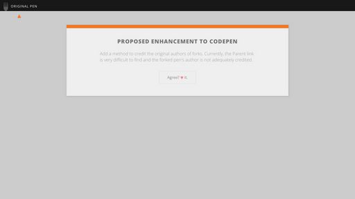 Codepen Enhancement Proposal: Fork/Original Pen - Script Codes