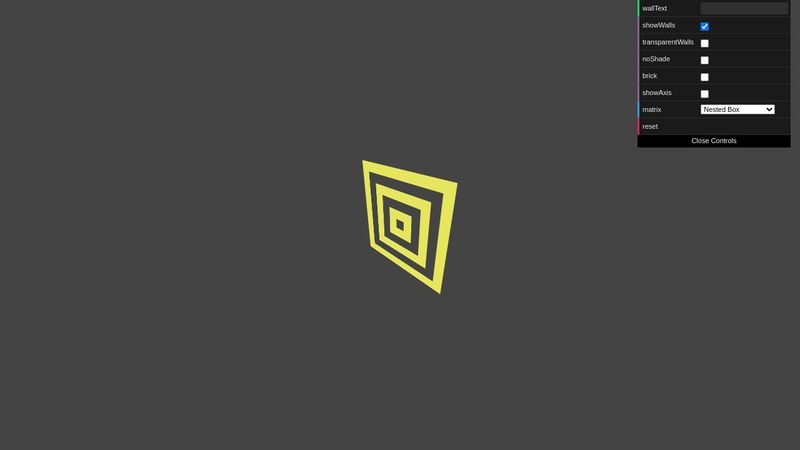 3D Matrix (HTML + CSS)