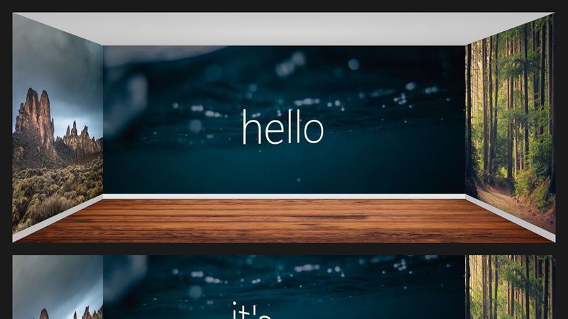 Hello (HTML/CSS-only scroll-snap and parallax)