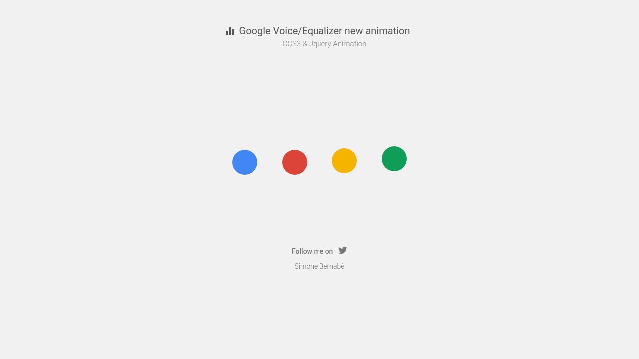 Google Voice Animation Google Voice Animation