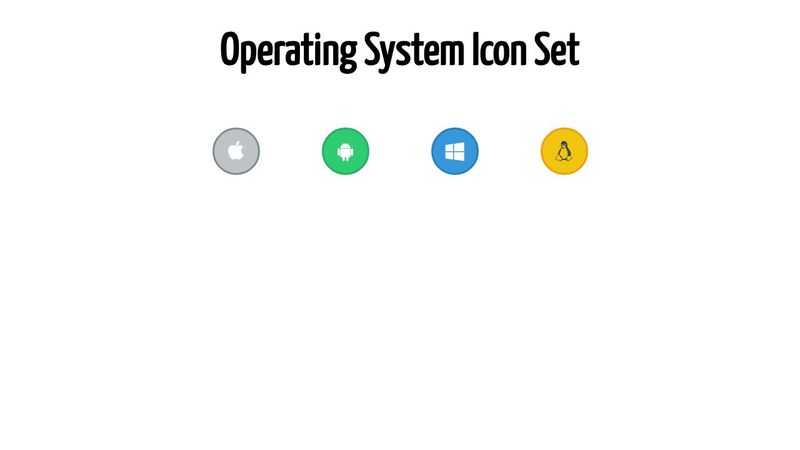 Operating System Icon Set