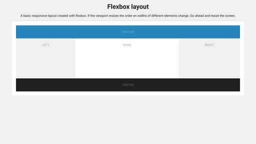 Flexbox layout - Script Codes