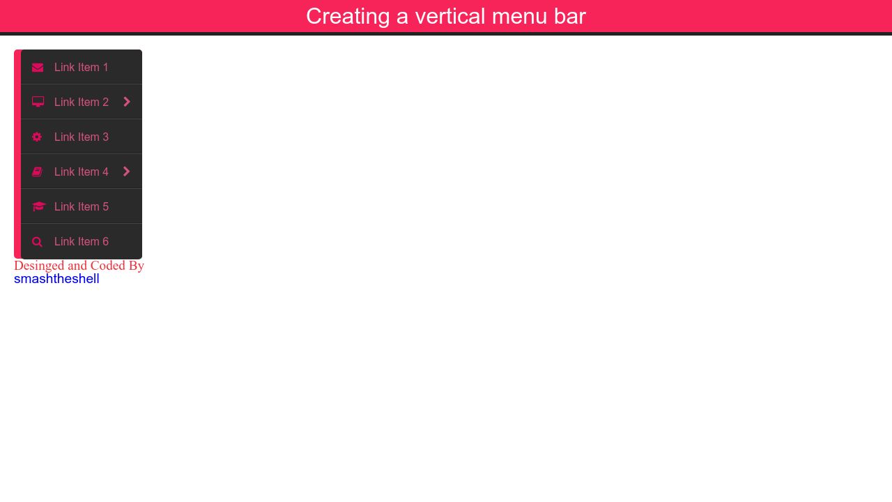 Pens tagged 'animated multilevel menu bar' on CodePen