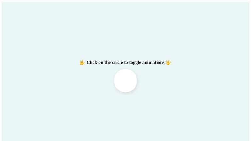 Toggle Animation using Vanilla JavaScript Toggle Animation using Vanilla JavaScript