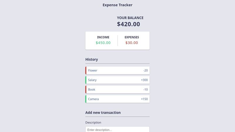 Expense Tracker