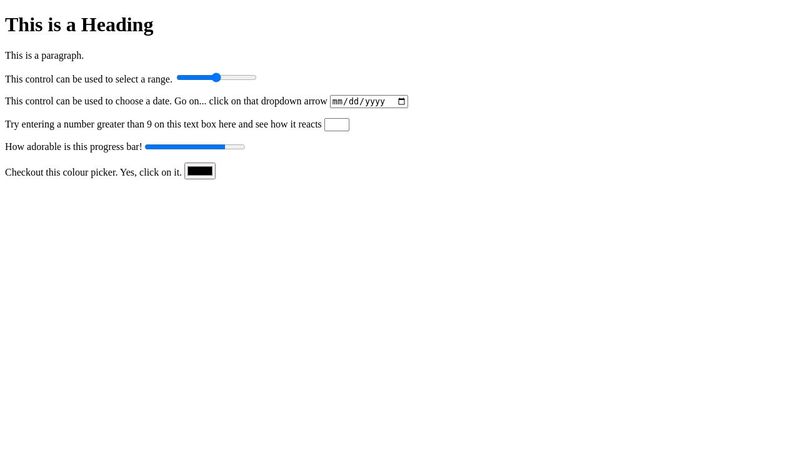Sample Simple HTML5 Code