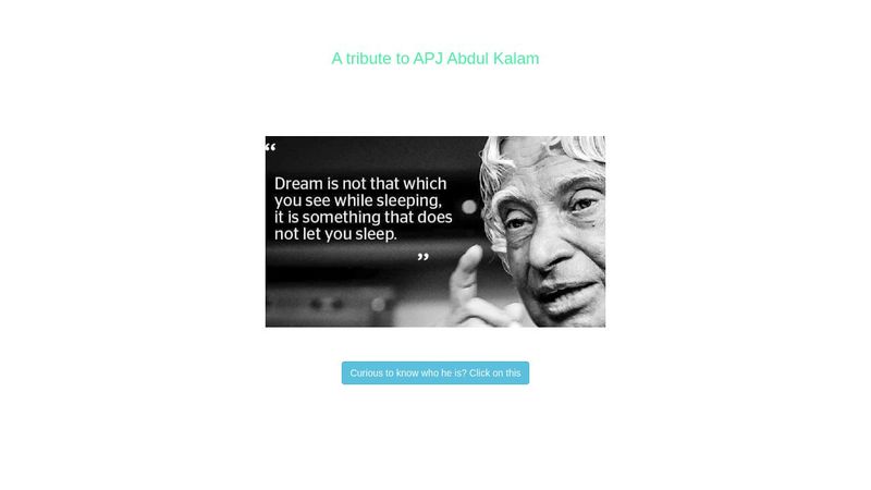 Tribute page - HTML & CSS only