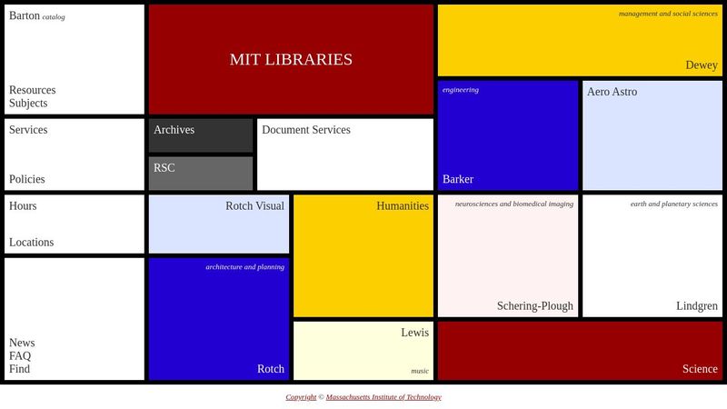 CodePen - MIT Libraries 1998 CSS Grid Recreation