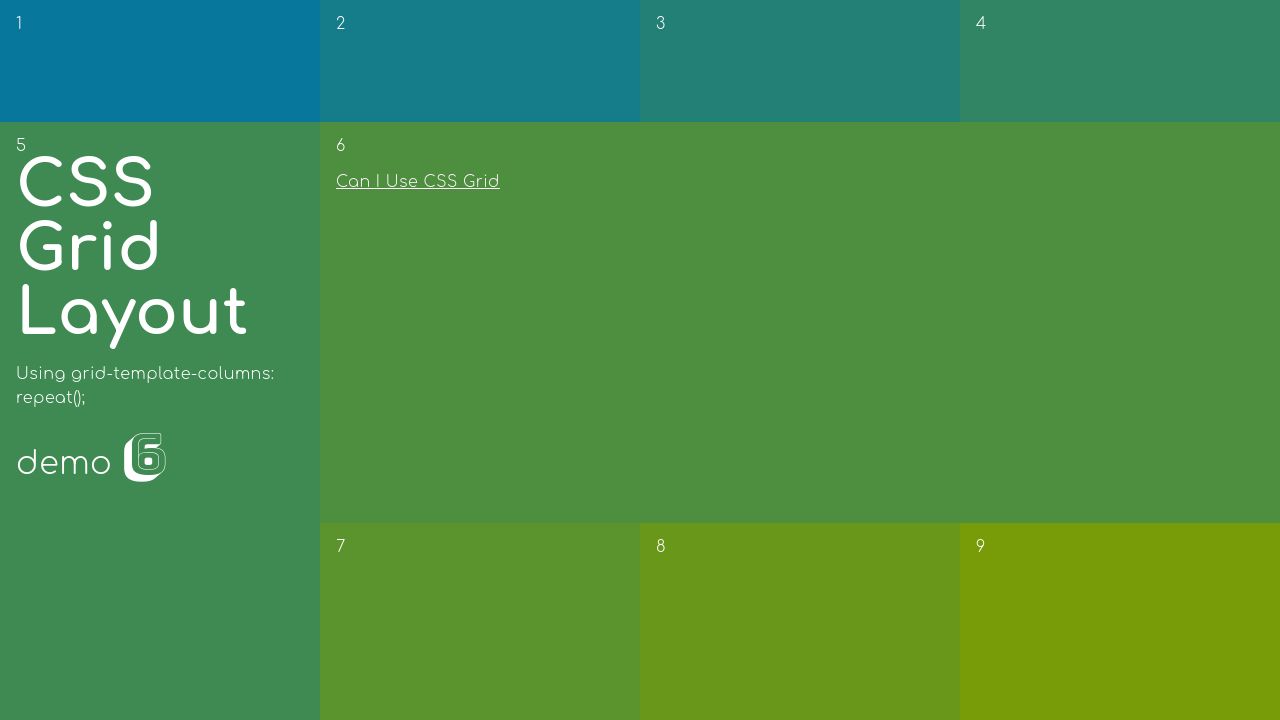 css repeat grid