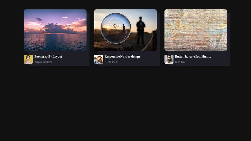 Codepen card design