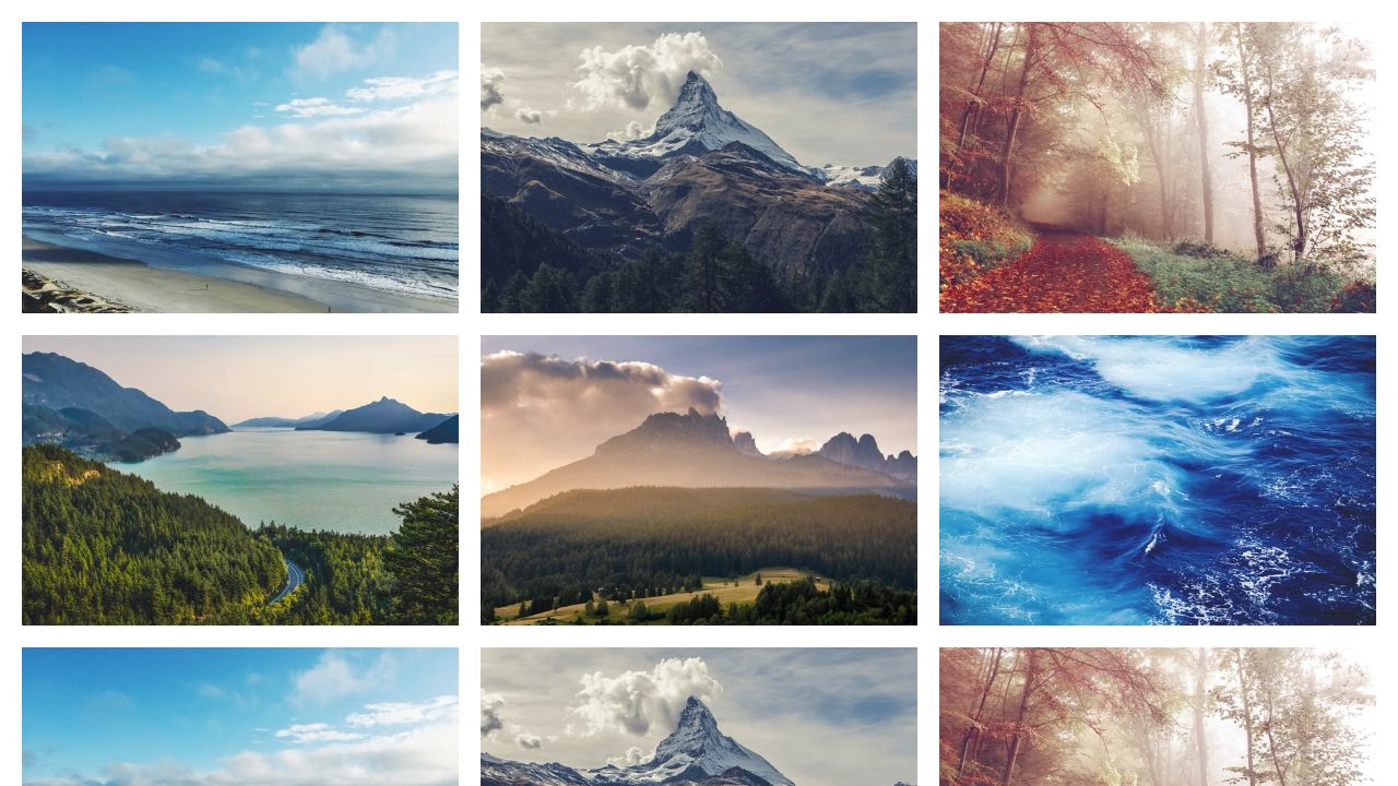 image gallery - a Collection by bawyera on CodePen