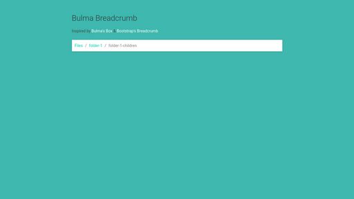 Bulma breadcrumbs - Script Codes