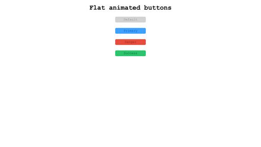 Flat animated buttons - Script Codes