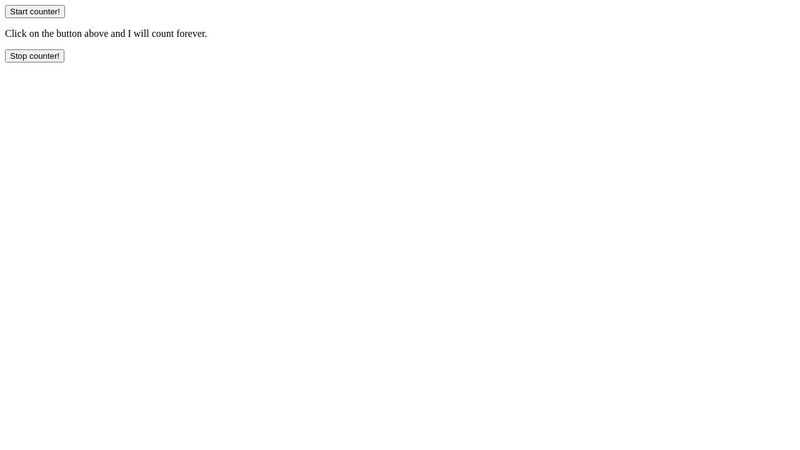 Count up and down number using button