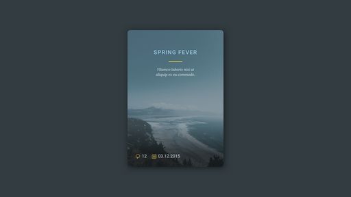 Blog Card with Hover State - Script Codes