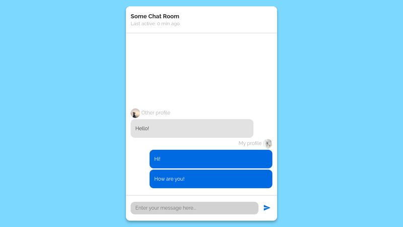 chat box html codepen