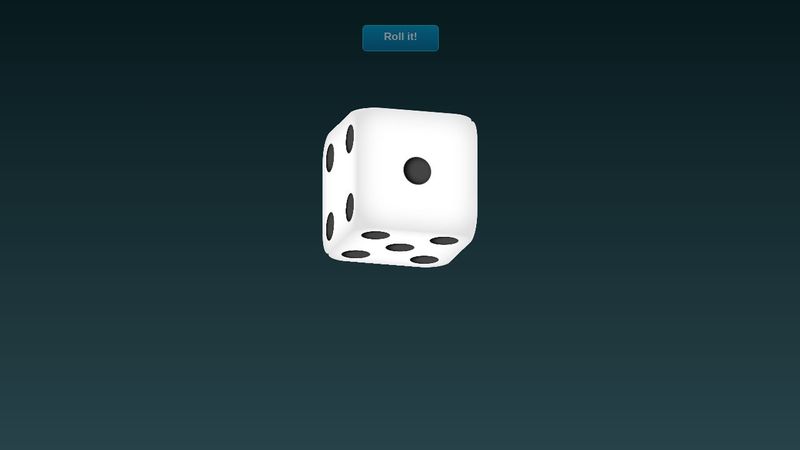 CSS3 Rolling Dice CSS3 Rolling Dice