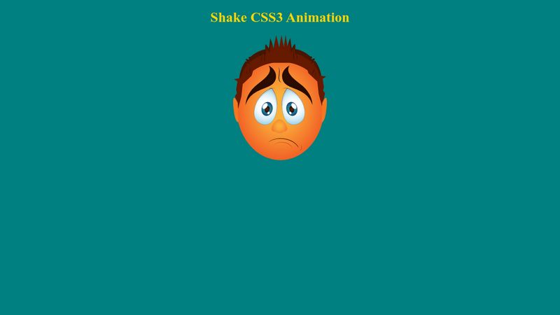 Shake” CSS Keyframe Animation