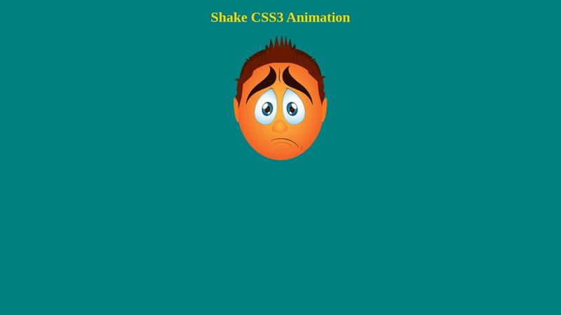 Shake” CSS Keyframe Animation Shake” CSS Keyframe Animation