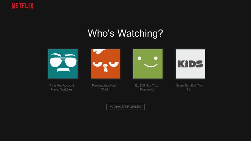 SVG Netflix Profiles