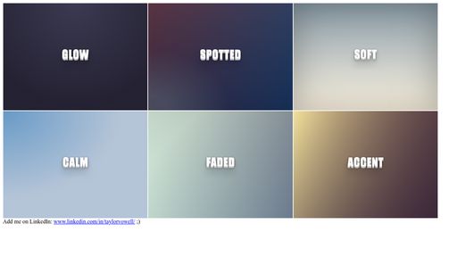 Smooth Gradient Backgrounds - Script Codes