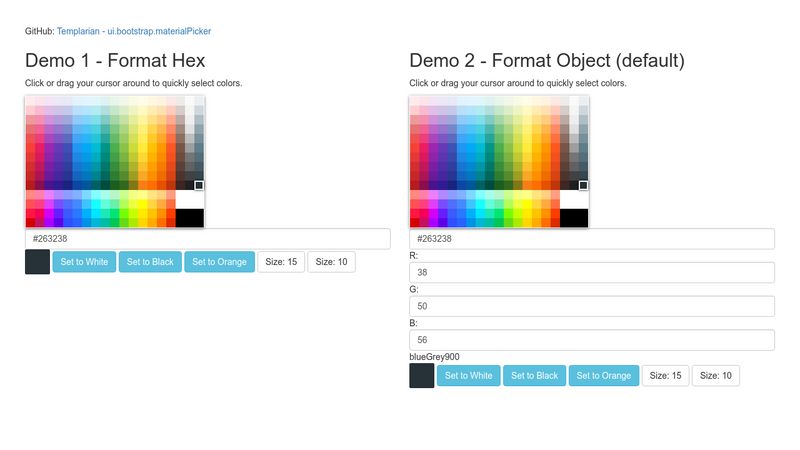 Codepen Colour Picker