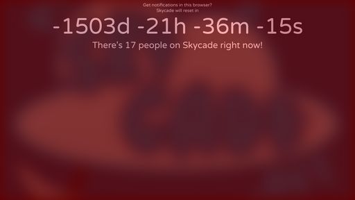 Skycade Reset Counter - Script Codes