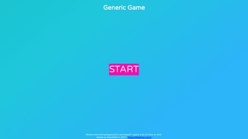 Game Start Page - Script Codes