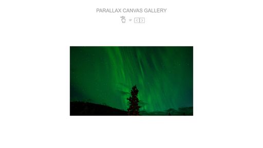 Parallax Canvas Gallery - Script Codes