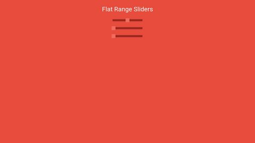 Flat Range Sliders - Script Codes
